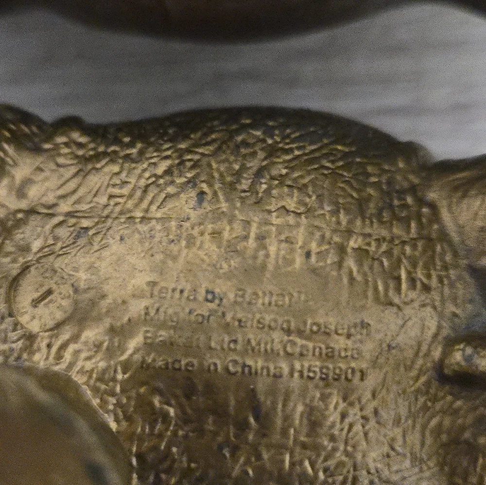 Vintage Safari/Terra By Battat Hippopotamus and Rhinoceros Figures Set Of 3 1996 - Picture 8 of 9